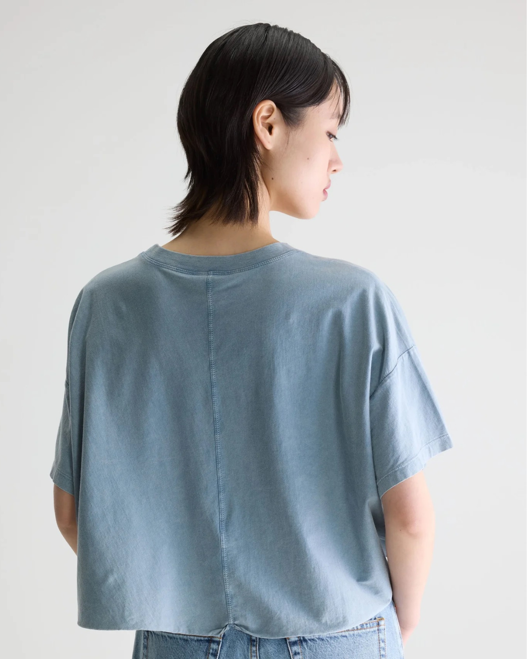 Farpy Cropped T-Shirt in Artic by Bellerose