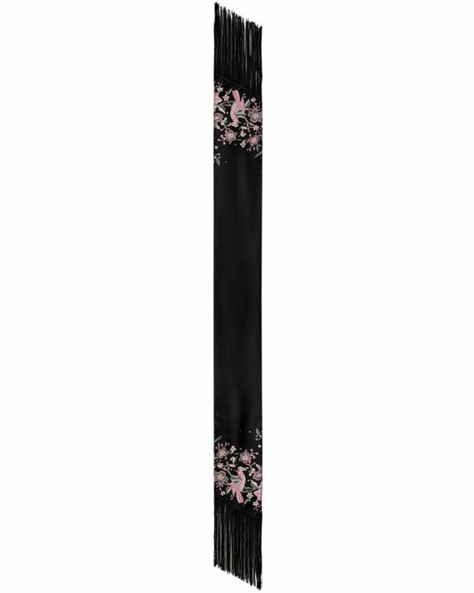Casandra Scarf in Kyoto Floral Black by RIXO