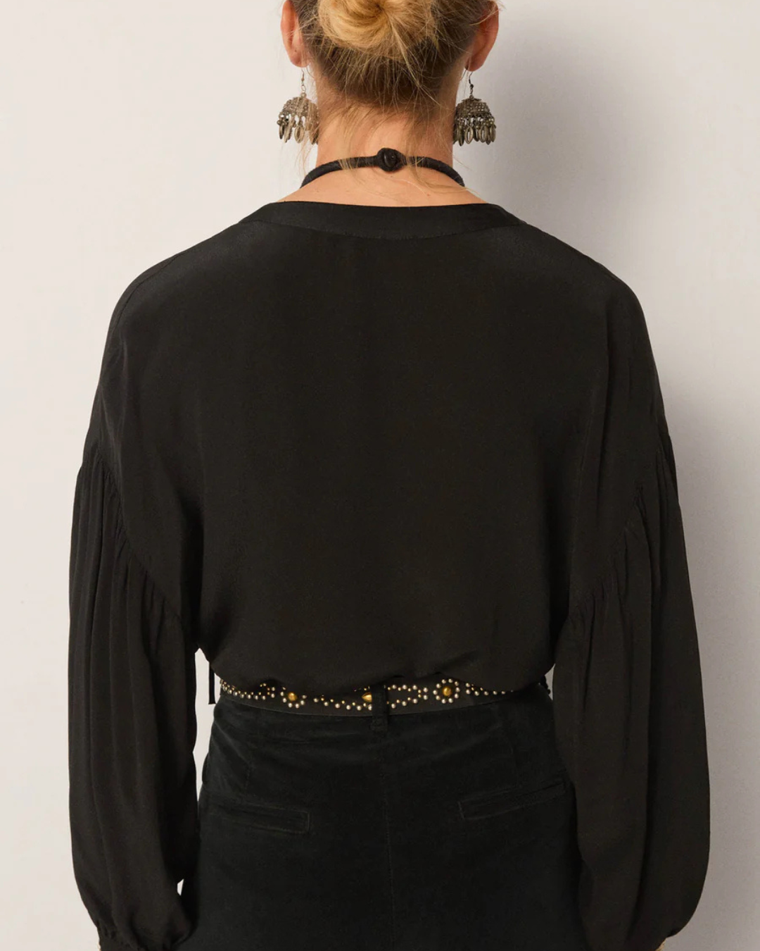 Giovanni Blouse in Tuxedo Onix by Maison Hotel