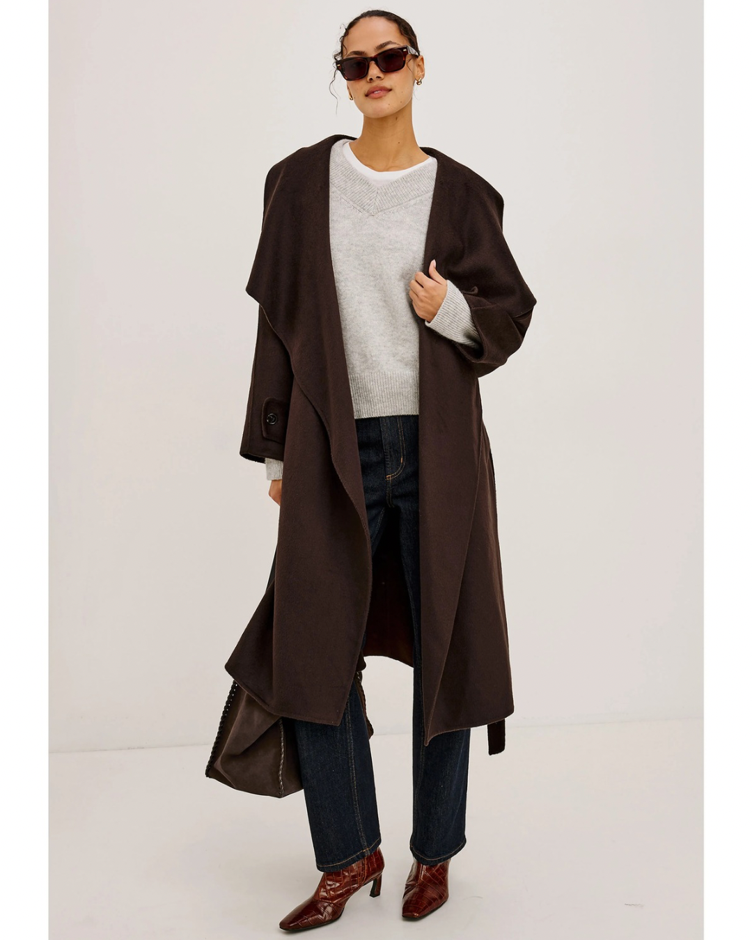 Celeste Coat in Chocolate by Rails