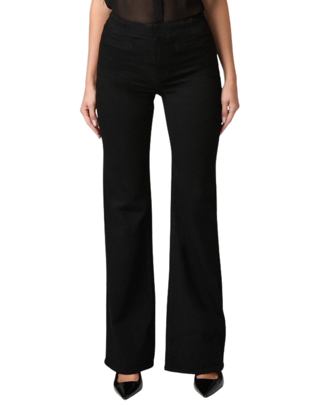 Sofia Flair Jean in Black Shadow by PAIGE