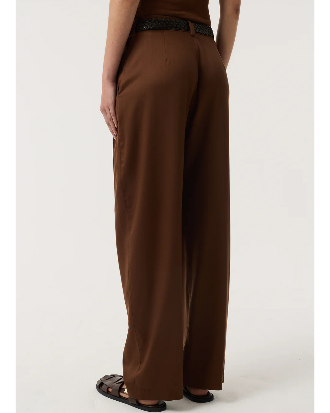 Chiara Trousers in Chocolate by AKYN