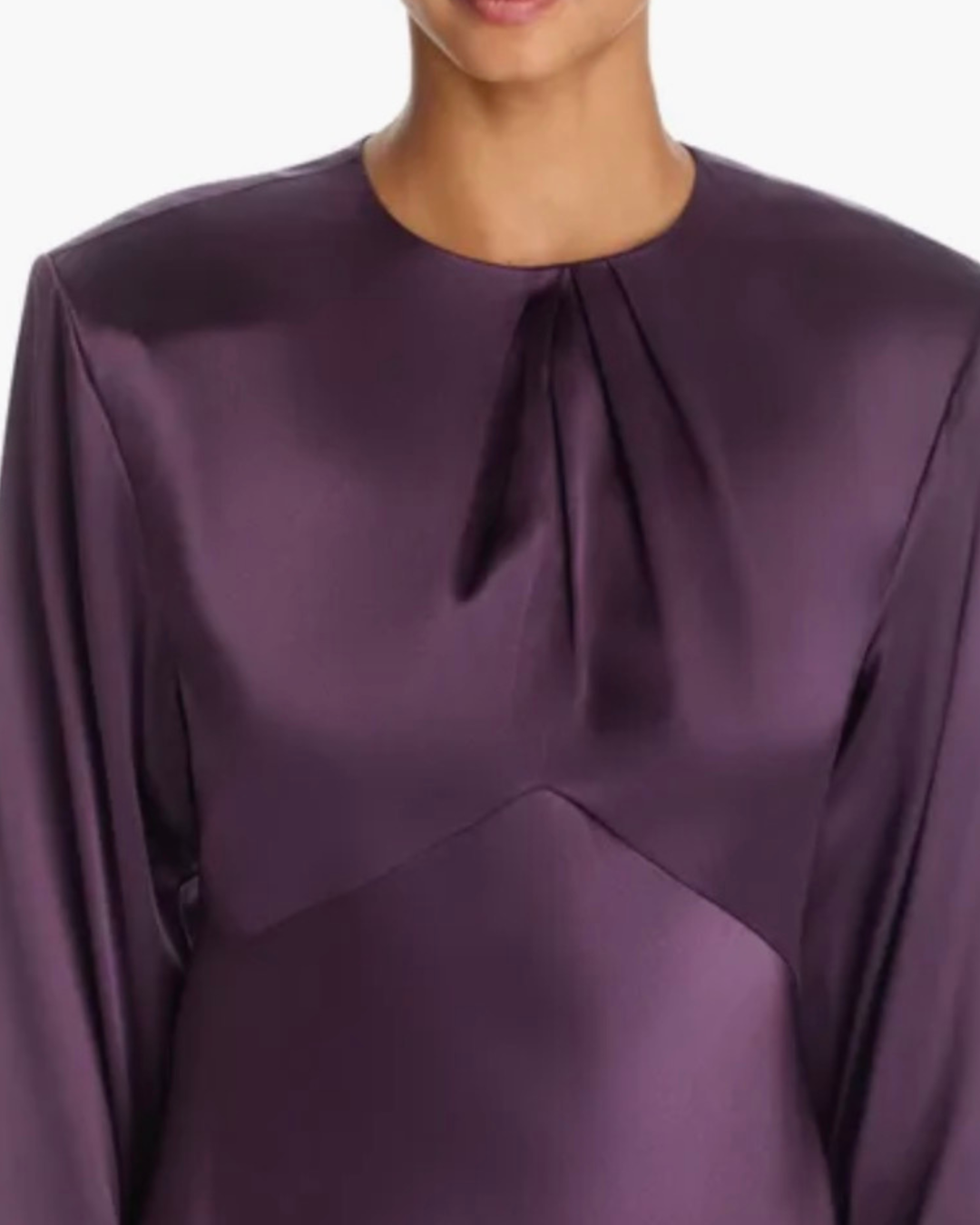 Remy Dress in Dark Eggplant by Veronica Beard