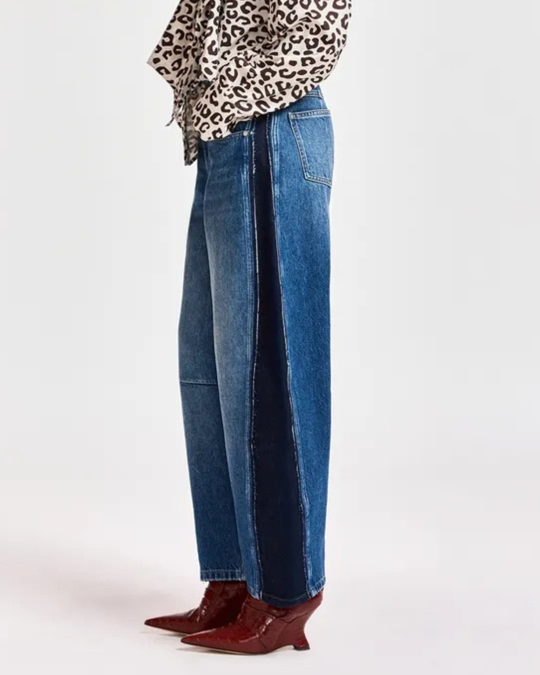 Kashba Patchwork Jeans in Midnight Wave by Essentiel Antwerp
