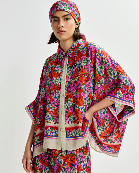 Jirt Oversized Shirt in Fire Glow by Essentiel Antwerp