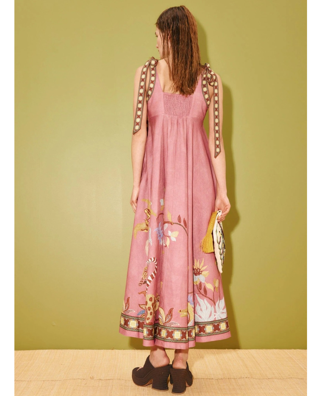 Zuri Ballet Sundress in Rose by Alemais