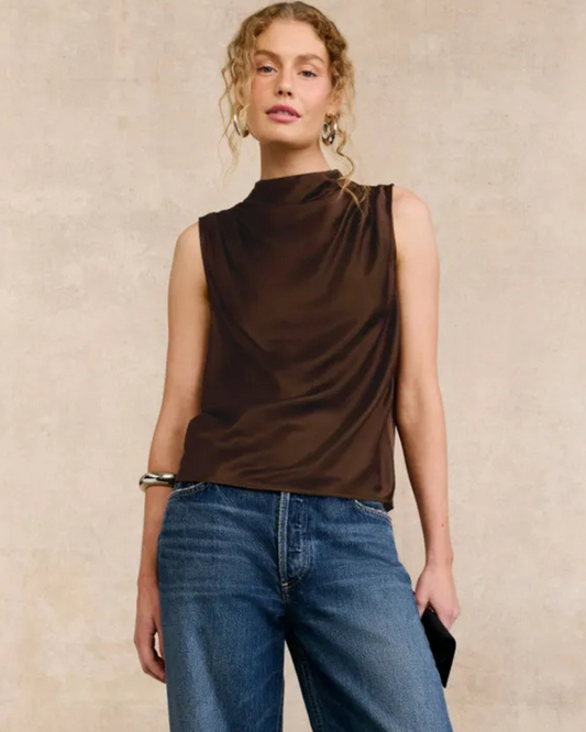 Kaleen Top in Espresso by Rails