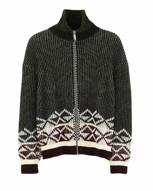 Alve Zipper Cardigan by Bellerose