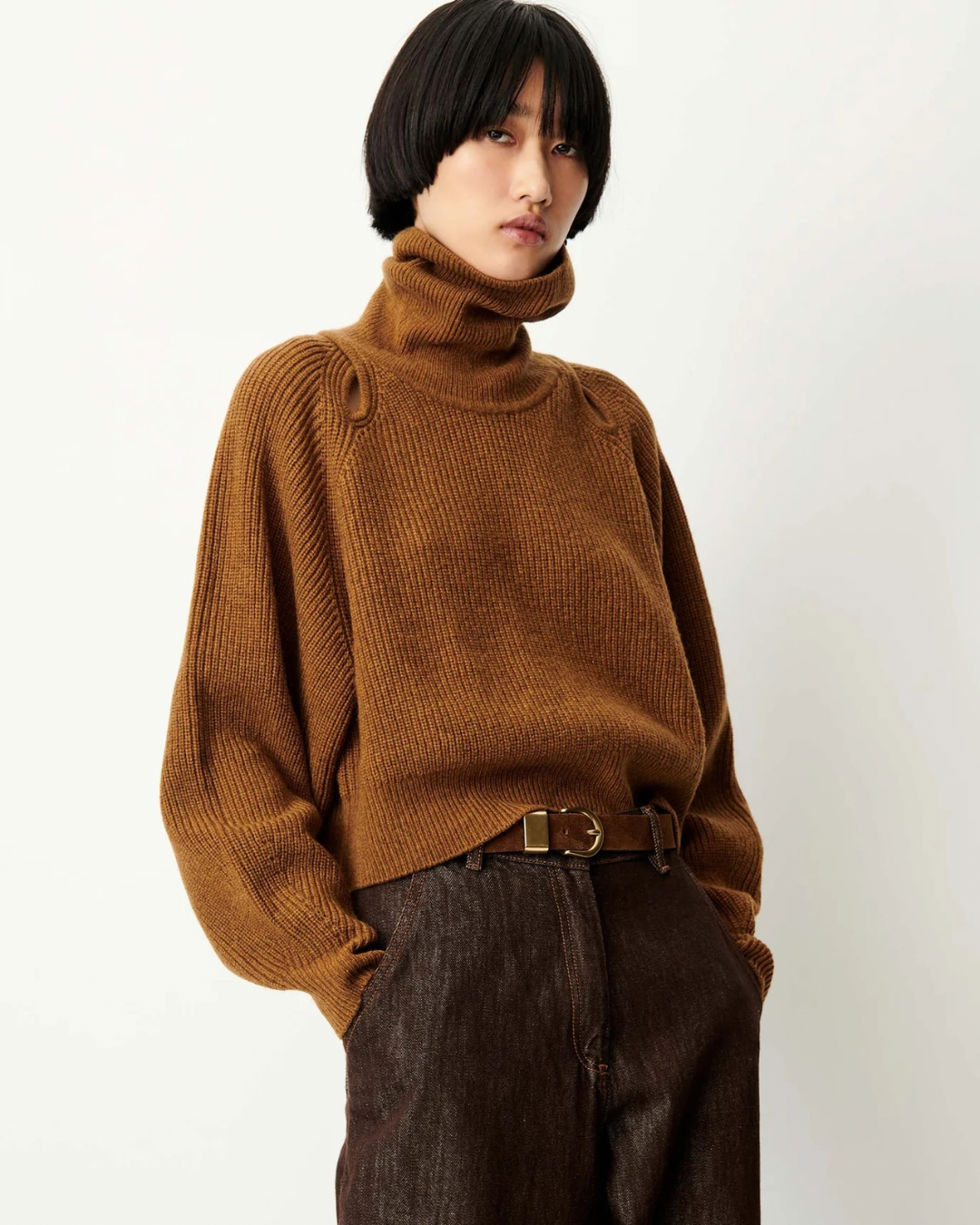 Yinga Sweater in Moss Bronze by Sessùn