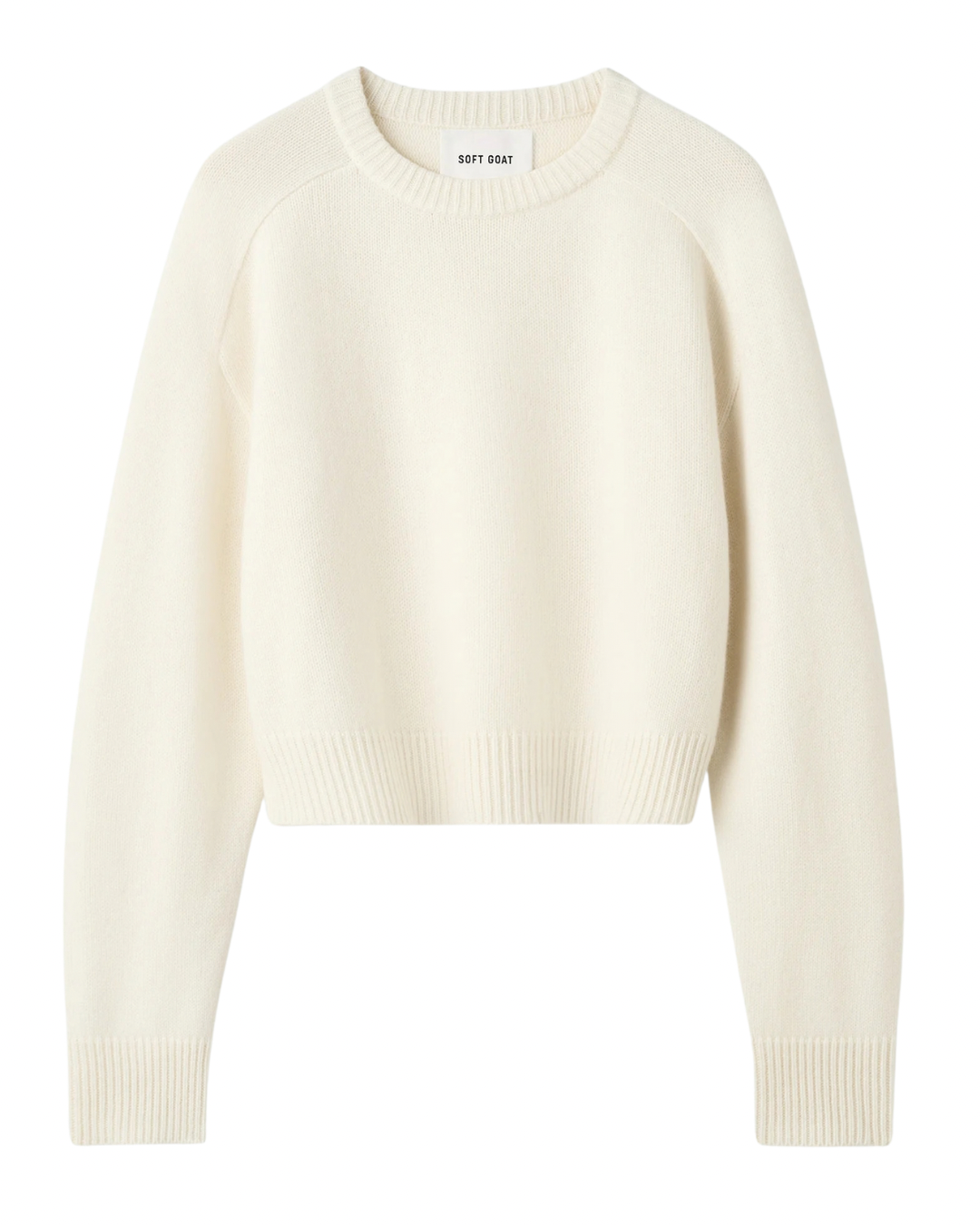 Cashmere Top in Feather White by Soft Goat