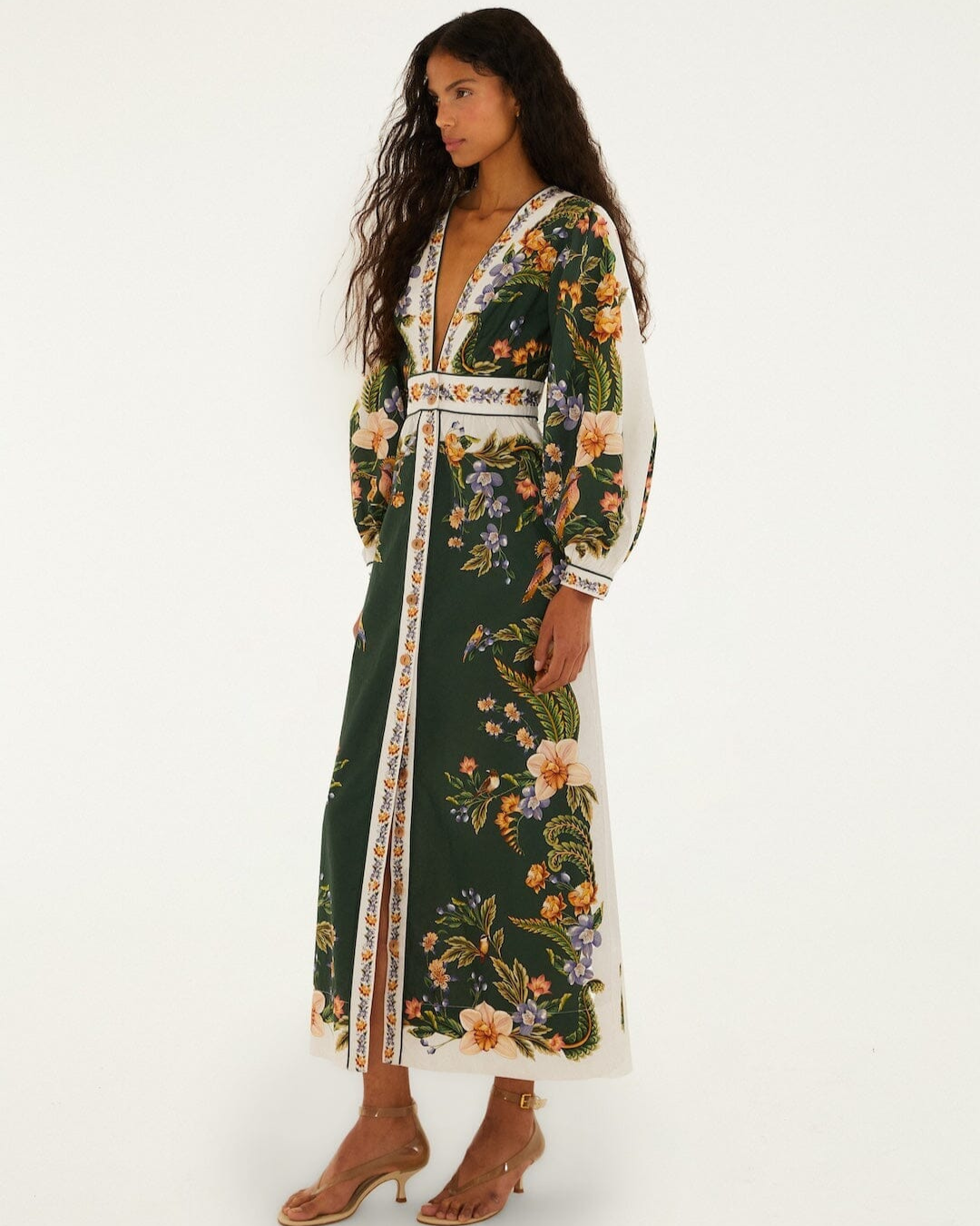 Nature Green Maxi Dress by FARM Rio