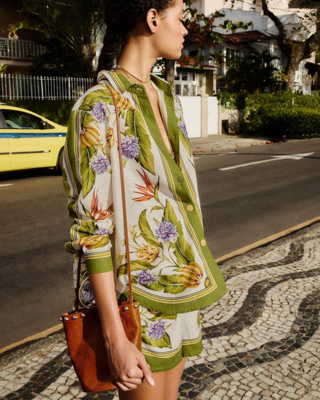 Tropical Scarf Sand Shorts by FARM Rio