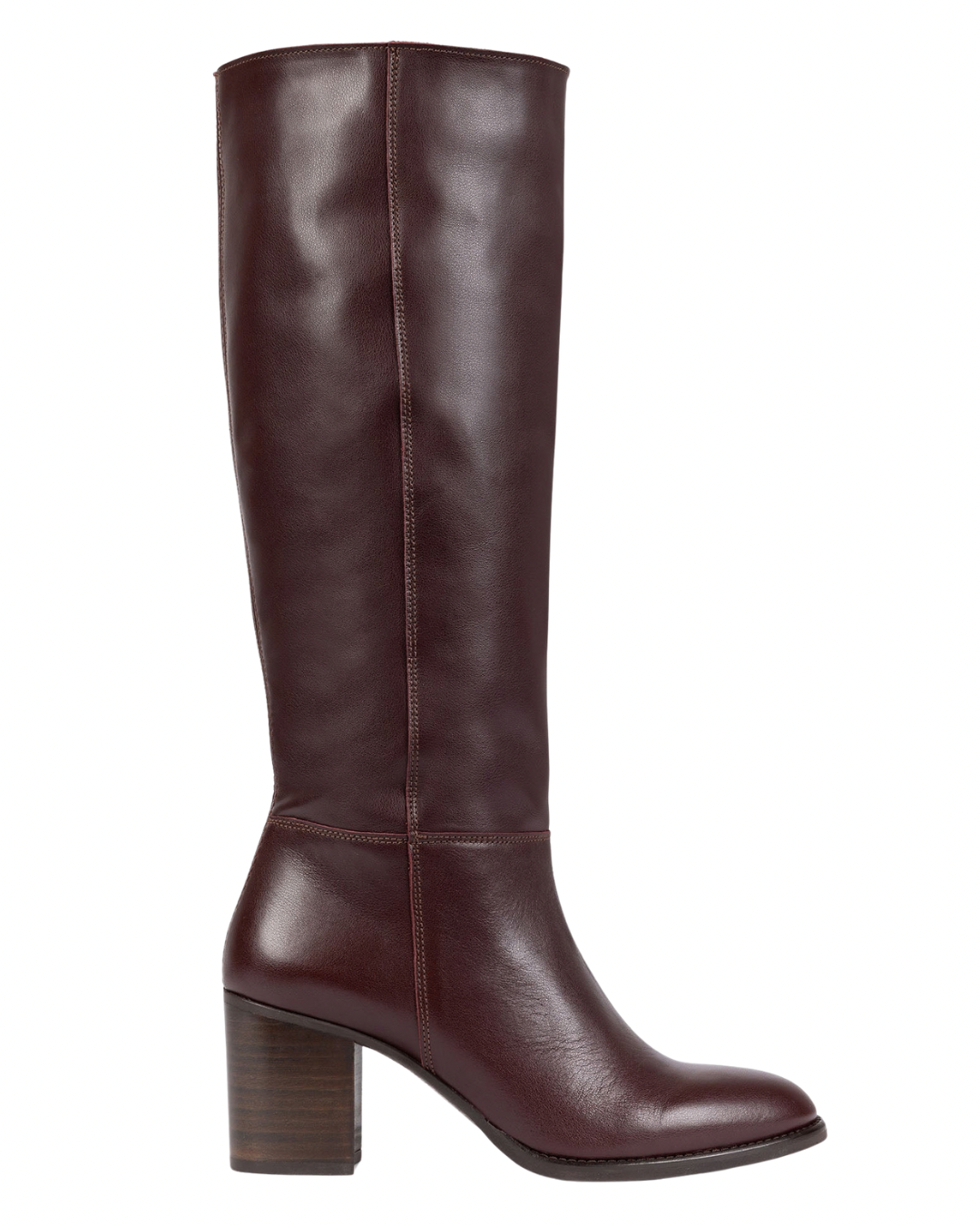 Stow Leather Boots in Bordeaux by Penelope Chilvers