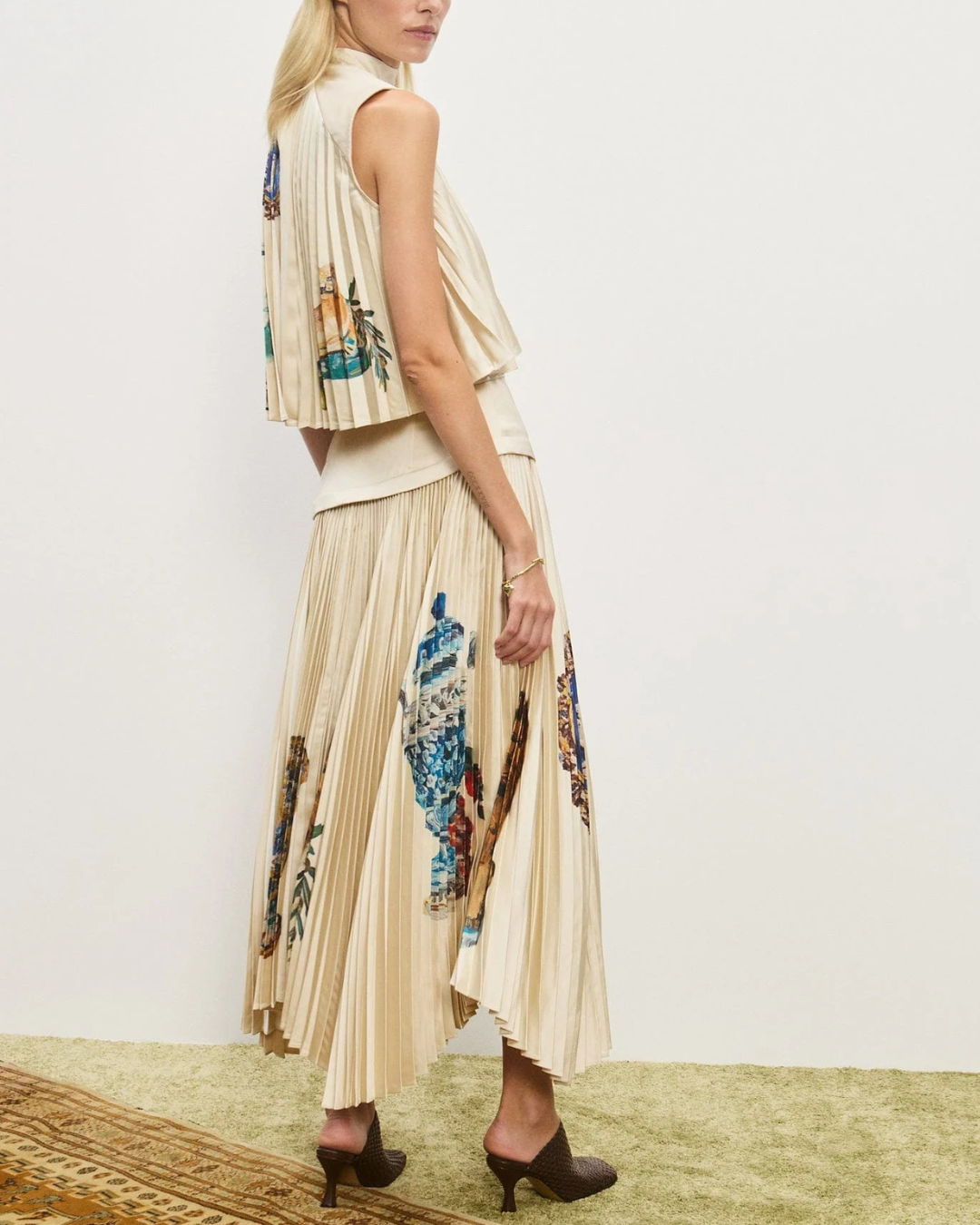 Orazio Pleated Top by Alemais
