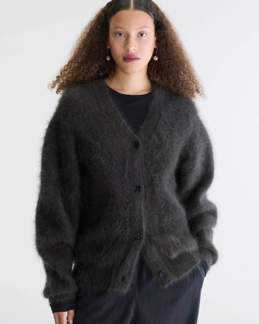 Datura Alpaca Blend Cardigan in Pirate by Bellerose