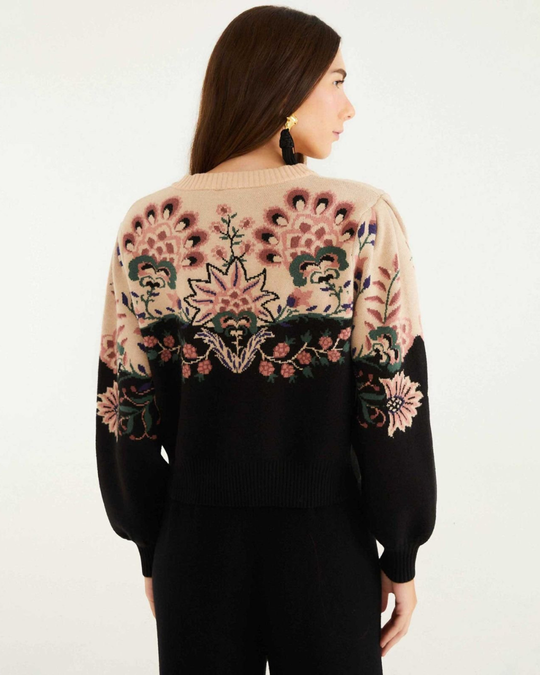 Belle Garden Mixed Knit Cardigan by FARM Rio