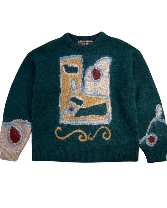 Verora Knit Jumper in Green by Alemais