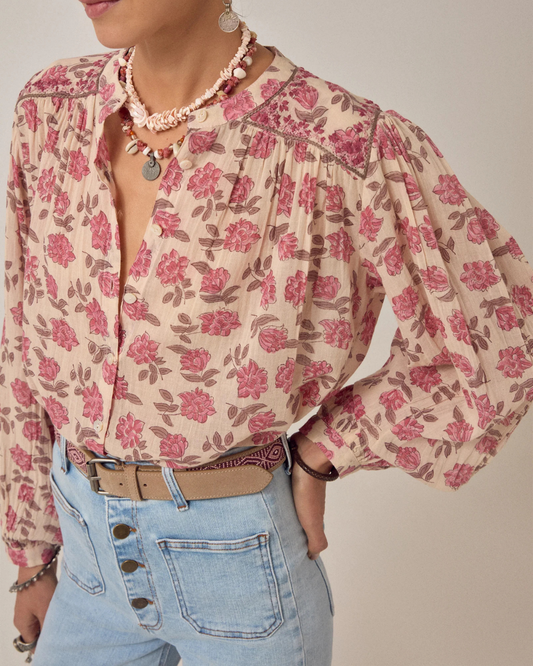 Lennox Blouse Gordon Roses by Maison Hotel