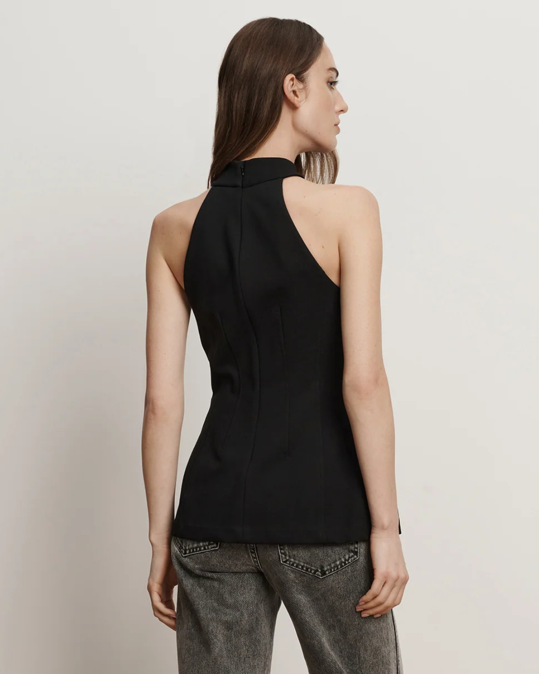 Johanne Top in Black by Veronica Beard