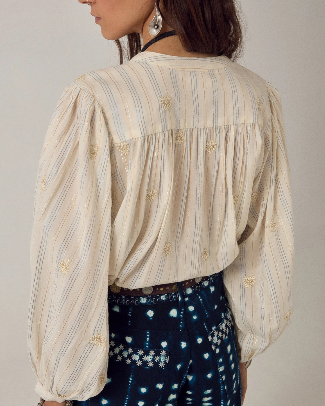 Caroline Blouse in Starry Night by Maison Hotel