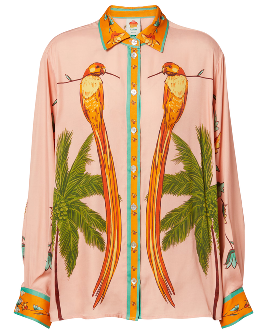 Birds Shirt in Canto Dos Passaros by Farm Rio