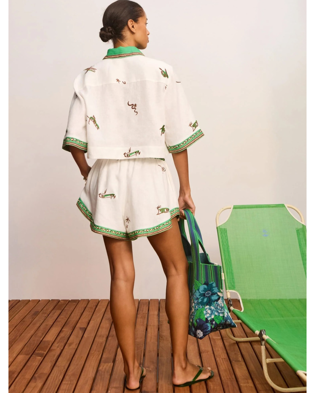Wanda Embroidered Shirt by Alemais