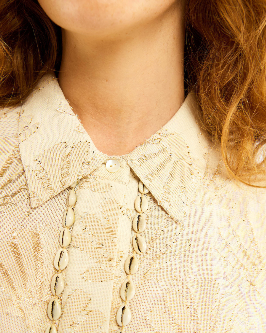 Dana Shirt in Ecru by Wild