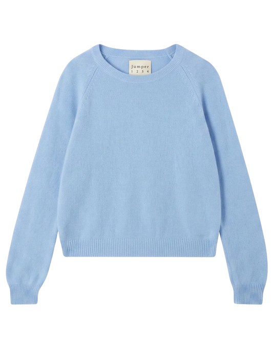 Cashmere Crop Crew in Aurora by Jumper 1234