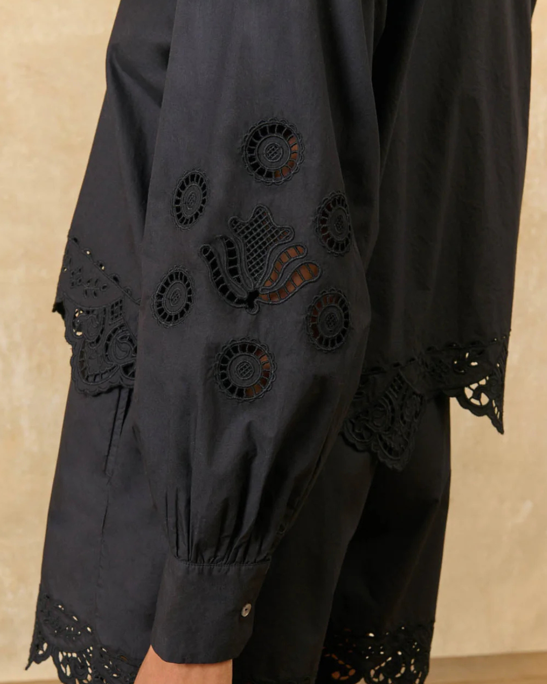 Rafael Shirt in Black by Louise Misha