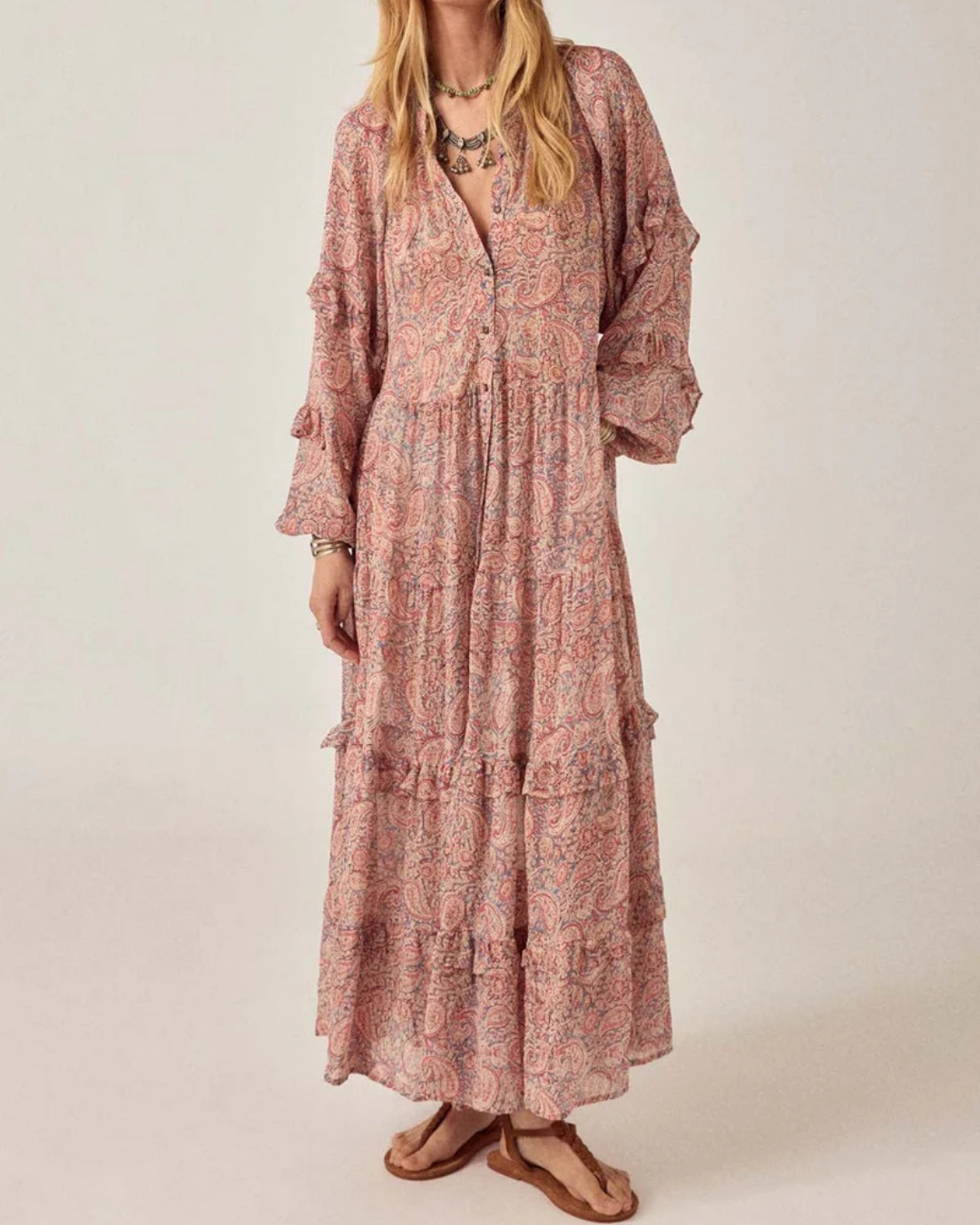 Paquita Dress in Wild Dust by Maison Hotel
