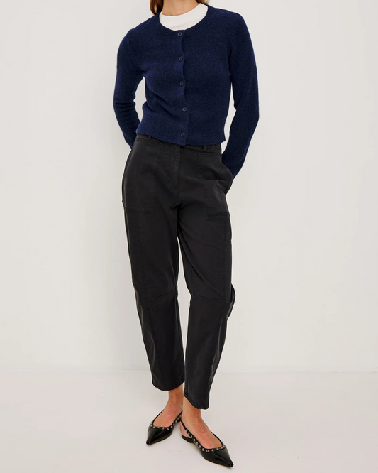 Lunar Pant in Washed Black by Rails