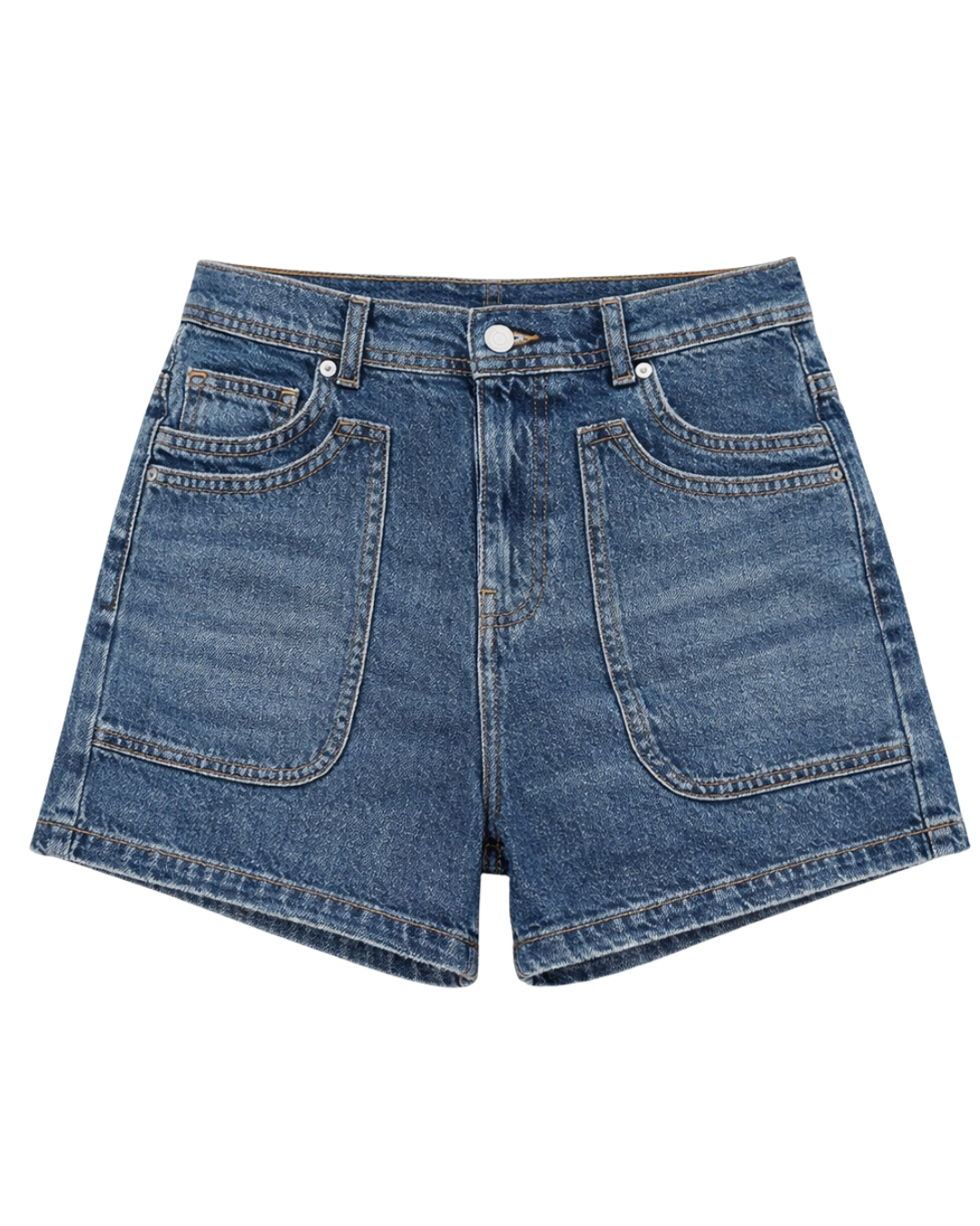 Zevy Denim Short in Blue by BA&SH