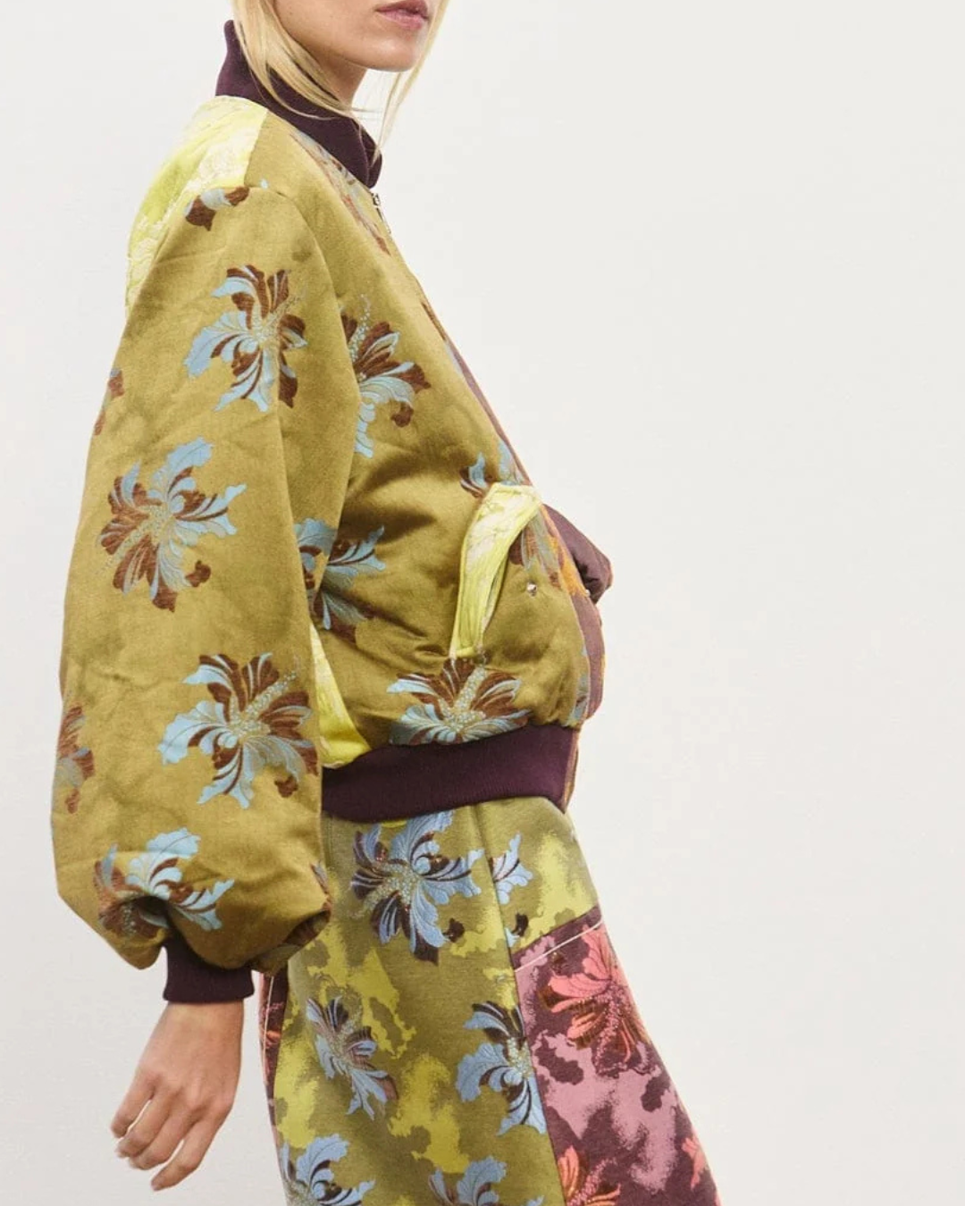 Adriana Jacquard Bomber Jacket by Alemais