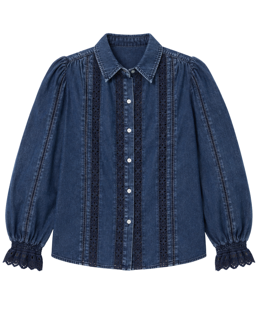 Rowan Shirt in Classic Blue by Rails