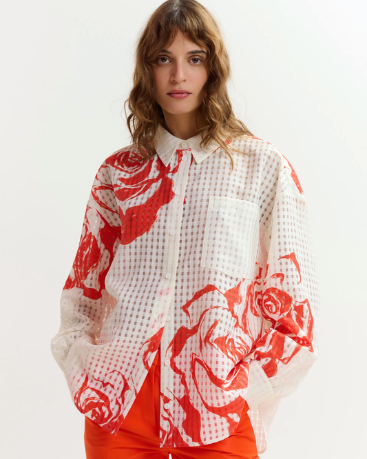 Jorange Oversized Shirt in Off Shirt by Essentiel Antwerp