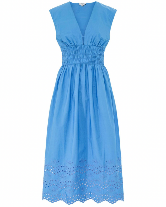 Roxanne Midi Dress in Harbor Blue by Rails