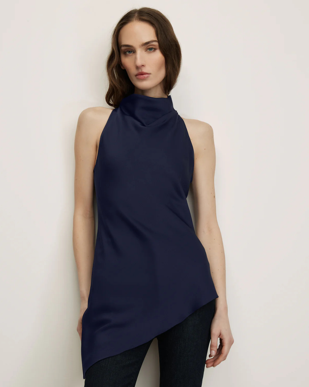 Radford Tunic Top in Navy by Veronica Beard