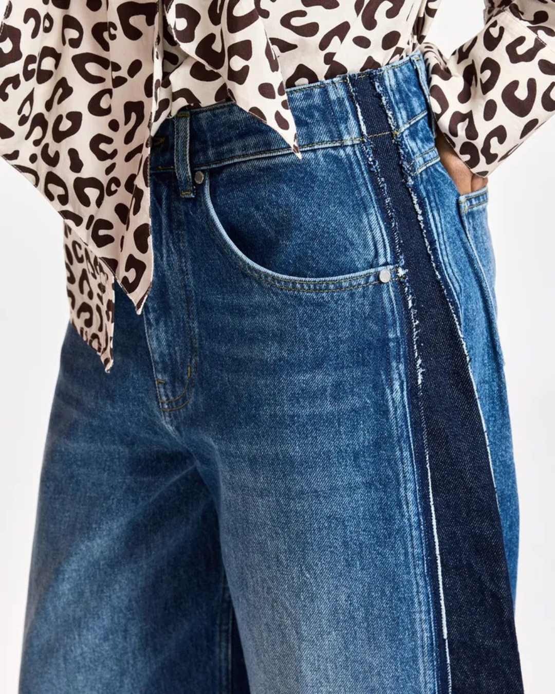 Kashba Patchwork Jeans in Midnight Wave by Essentiel Antwerp