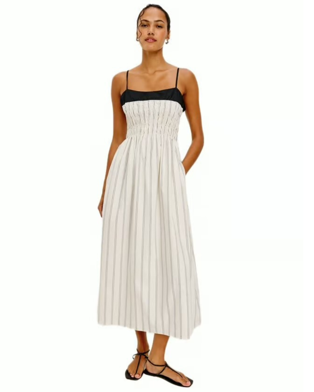 Primrose Dress in Palma Stripe by Rails