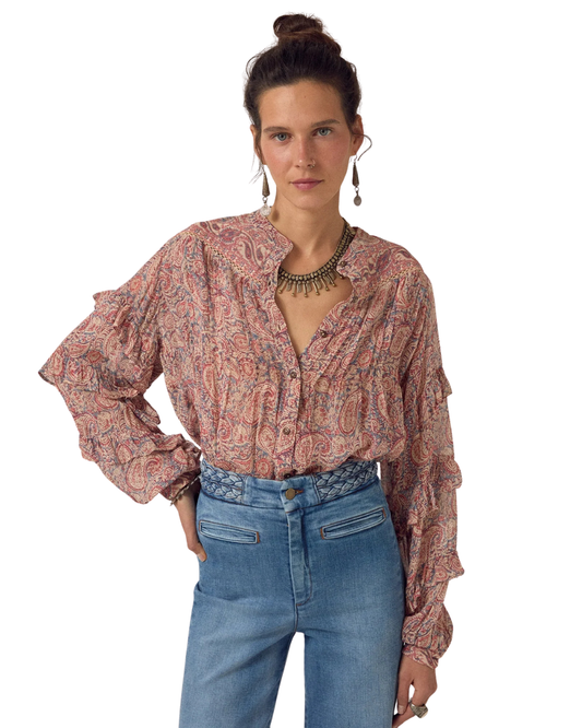 Cosima Blouse in Wild Dust by Maison Hotel