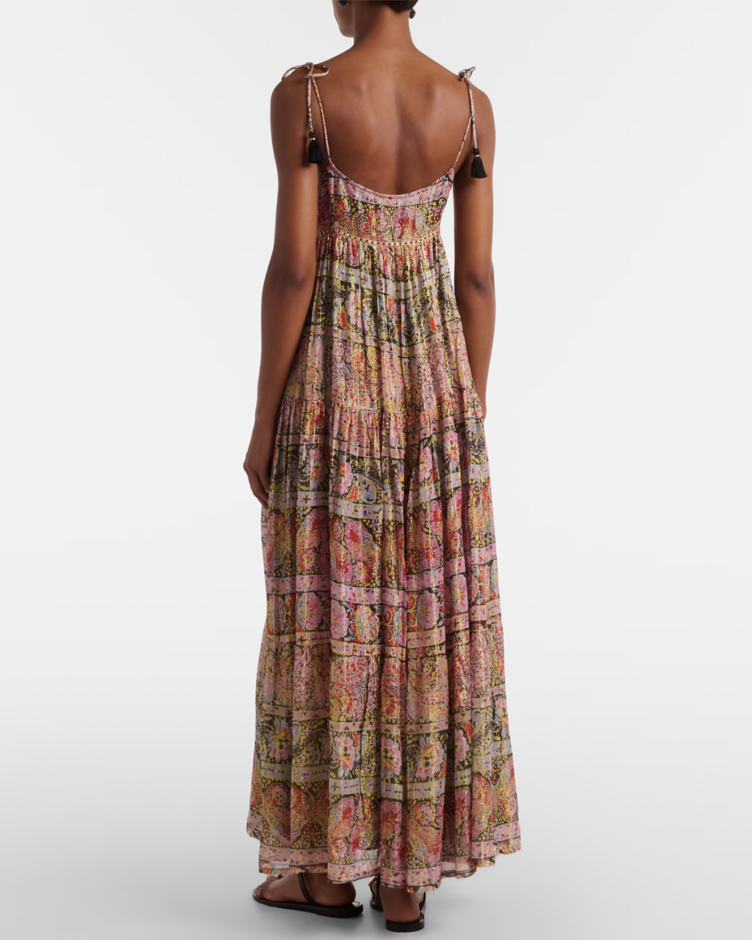 Kamilah Dress in Cara Black Stripe by RIXO