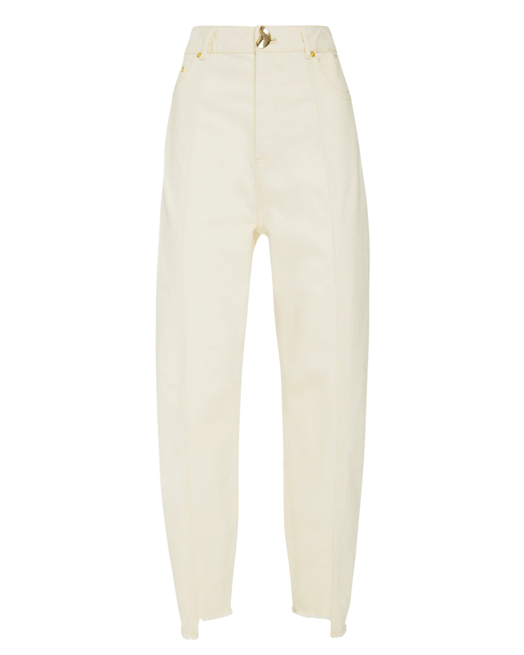 Sol Barrel Jeans in Ecru by AKYN