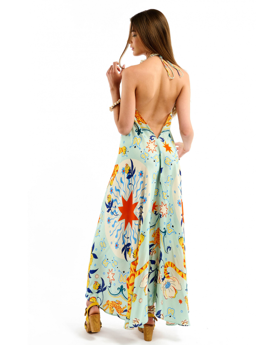 Voila Bandidas Dress in Blue by Wild