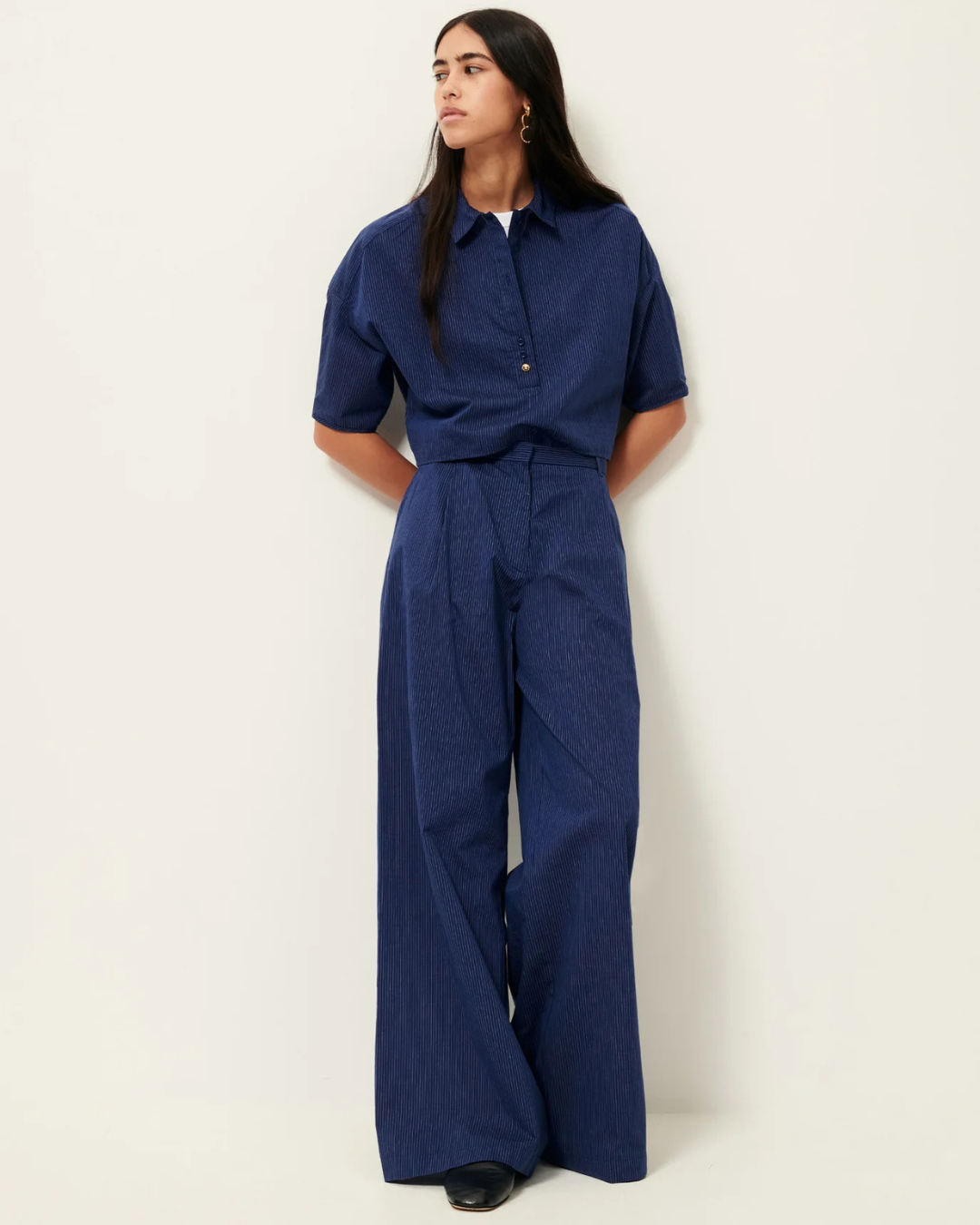 Provencia Pants in Blazer Blue by Sessùn