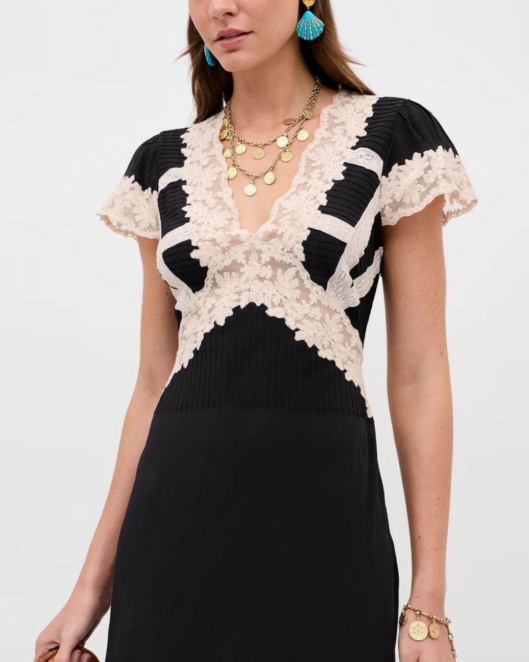 Martina Dress in Black by RIXO