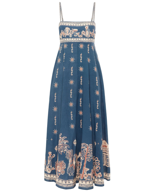 Acacia Sundress in Blue by Alemais