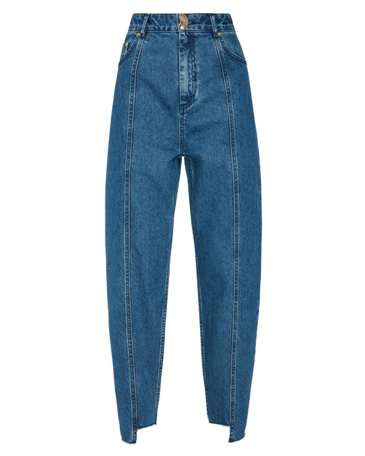 Sol Barrel Jeans in Midwash by AKYN