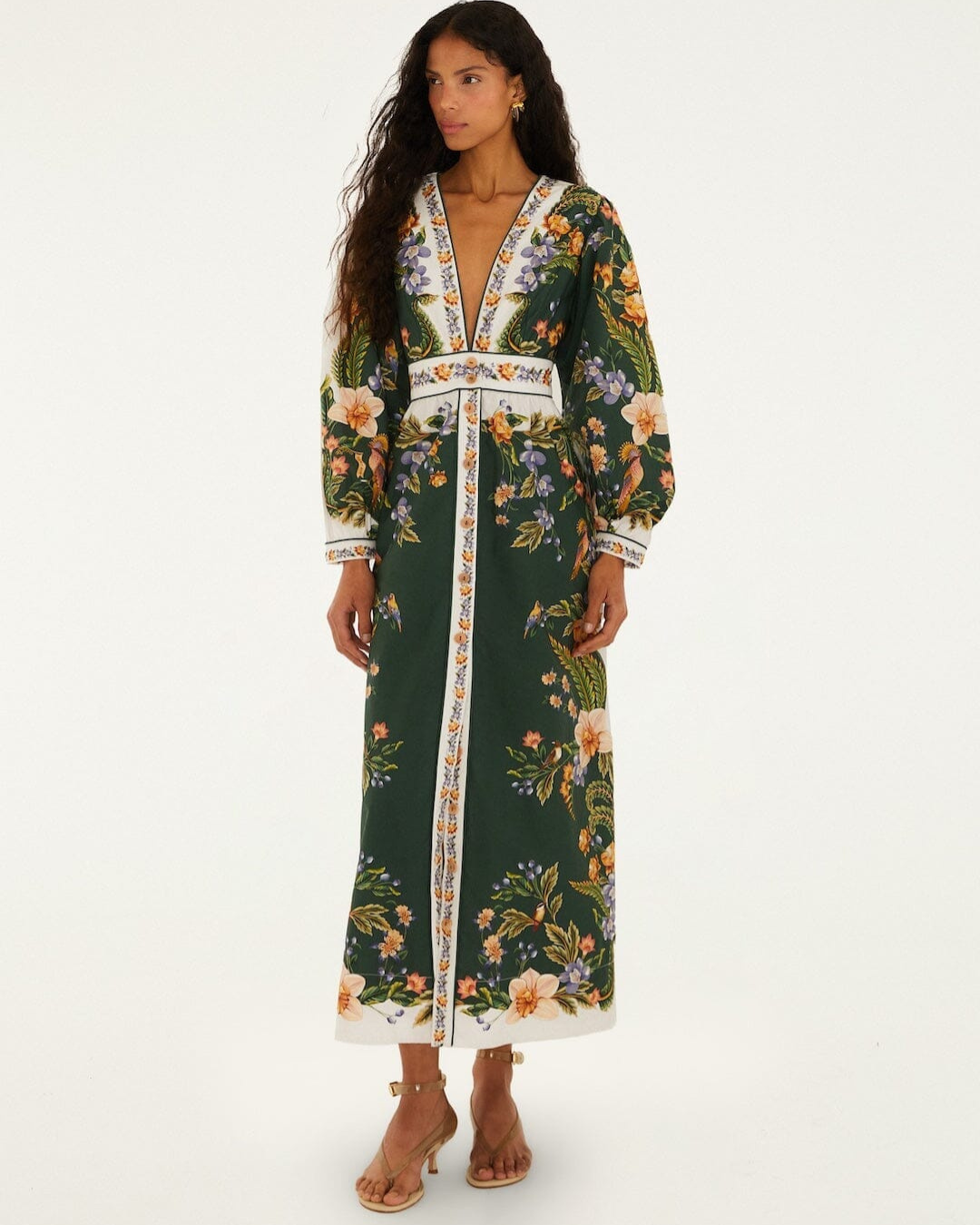 Nature Green Maxi Dress by FARM Rio
