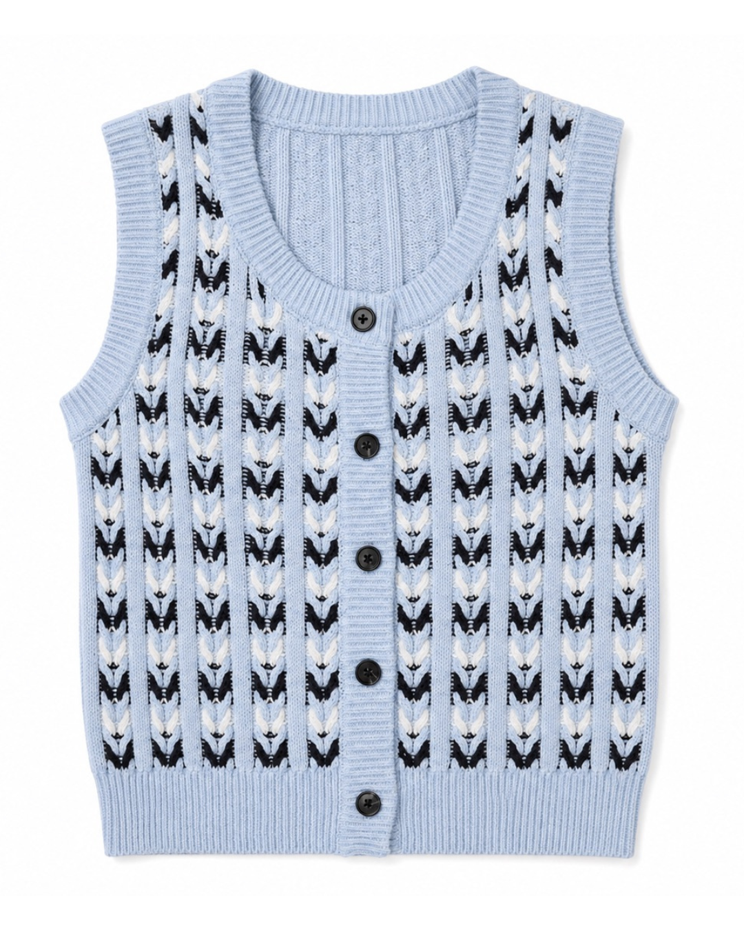 Chance Vest in Sky Blue by Rails