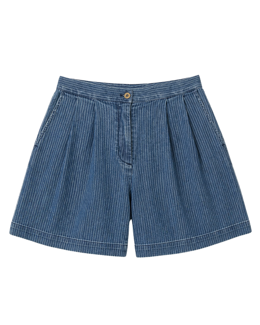 Santa Port Bermuda Shorts in Regate Blue by Sessùn